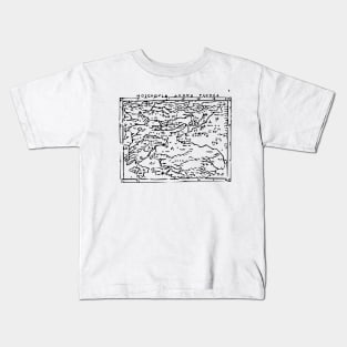 Random Map Kids T-Shirt